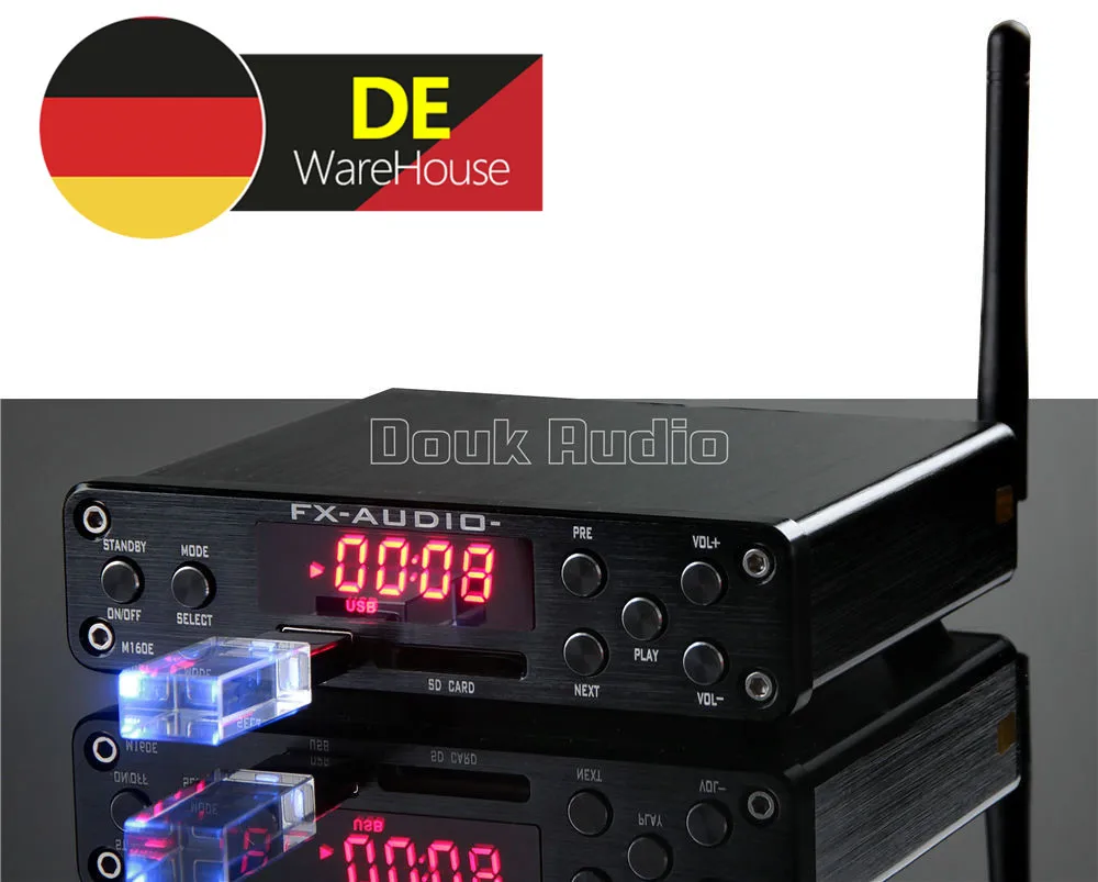

Integrated HiFi High Power Digital Amplifier U-Disk/SD Card/PC USB/Bluetooth 4.0 160W*2