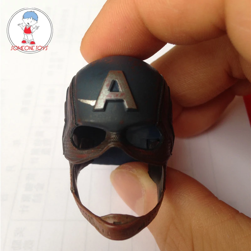 

1/6 Scale Captain America 3 Hat Civil War Captain America Mask Steven Rogers Helmet For male 12 inches Action Figure Accessories