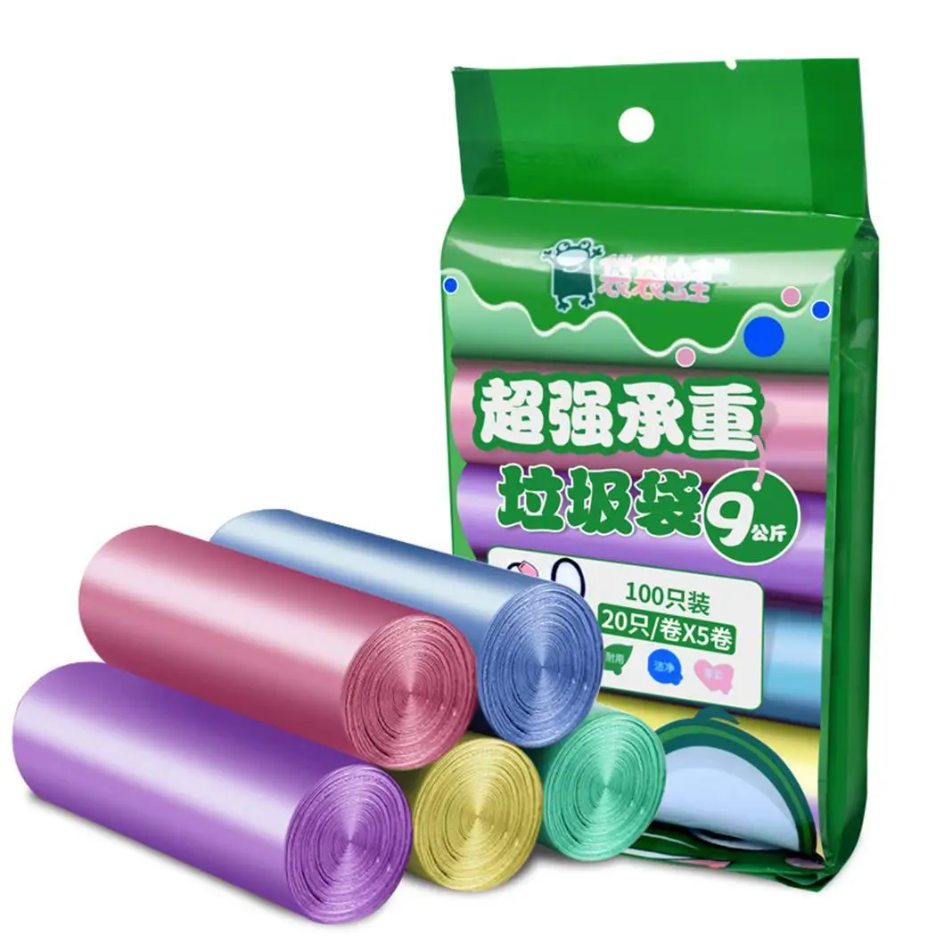 multicolor Многофункциональный твердый утолщенный красочный мусор около 0,23 кг мешок - Цвет: multicolor