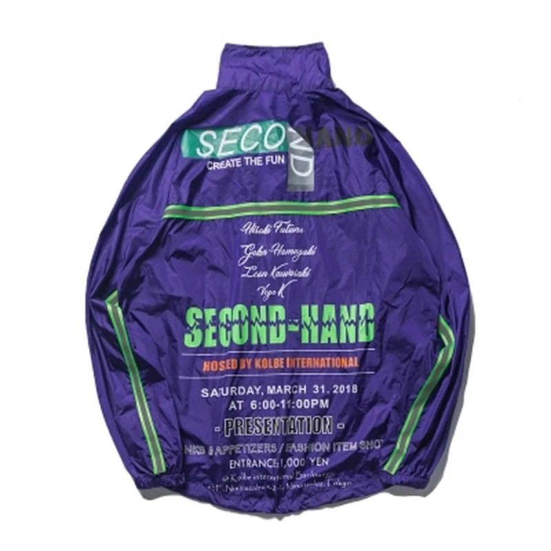 Reflective Bomber Jacket Men Harajuku Hip Hop Streetwear Mens Casual Jackets Patchwork Pilot Windbreaker Jaqueta Masculina 6Jk02