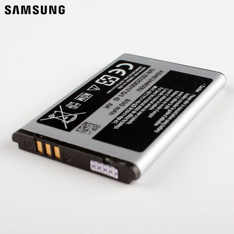 

Samsung Original Replacement Battery AB463446BU AB043446BE For Samsung X208 C3300K F299 B189 B309 X160 Authentic Battery 800mAh