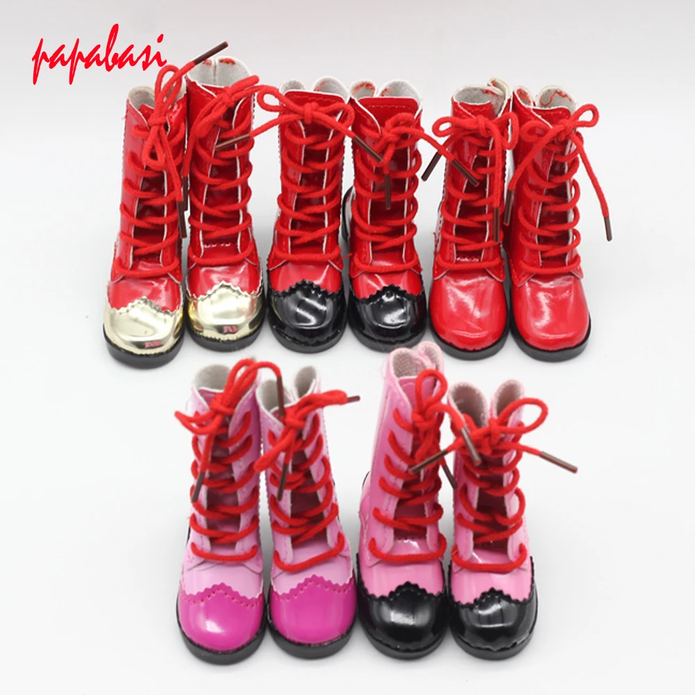 Papabasi 7,8 см PU кожаные куклы сапоги для 60 см 16 дюймов 1/3 1/4 куклы подходят BJD SD 60 см куклы обувь