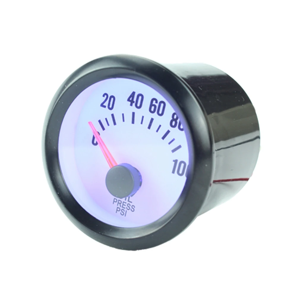 CNSPEED 2 '཰ мм масляный манометр Черный 0 100 Psi синий светодиод с датчиком давления