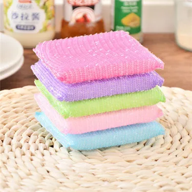

4pcs kitchen wash the big king clean cloth dishcloth does not get oil wash the pan wash the dishcloth wash the sponge