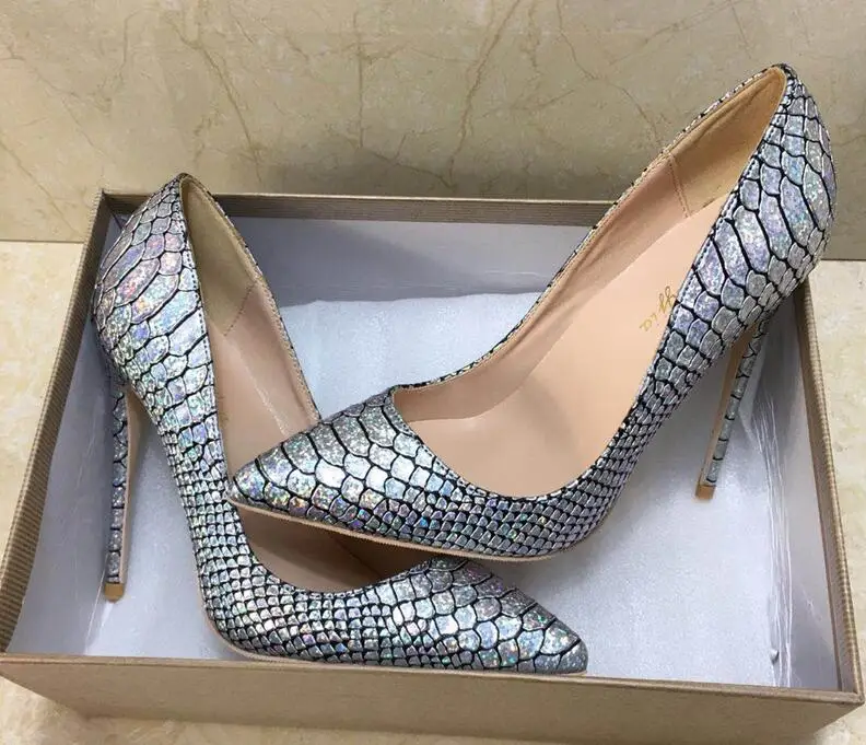 

2018 new style size 35-43 high heeled lady pumps shallow pointed toe woman shoes party shoes slip-on PU leather wedding shoes