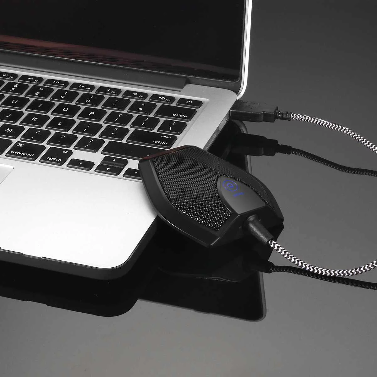 LEORY G11 USB проводной микрофон всенаправленный конденсаторный микрофон 50 Гц-16 кГц с сенсорная кнопка отключения звука для Бизнес конференции