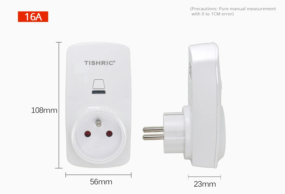 Tishric T30 16A Wi-Fi умная розетка ЕС/Великобритания/USAU/FR Беспроводной Plug Мощность разъем Sonoff основные Smart коммутатор Поддержка Alexa Google IFTTT