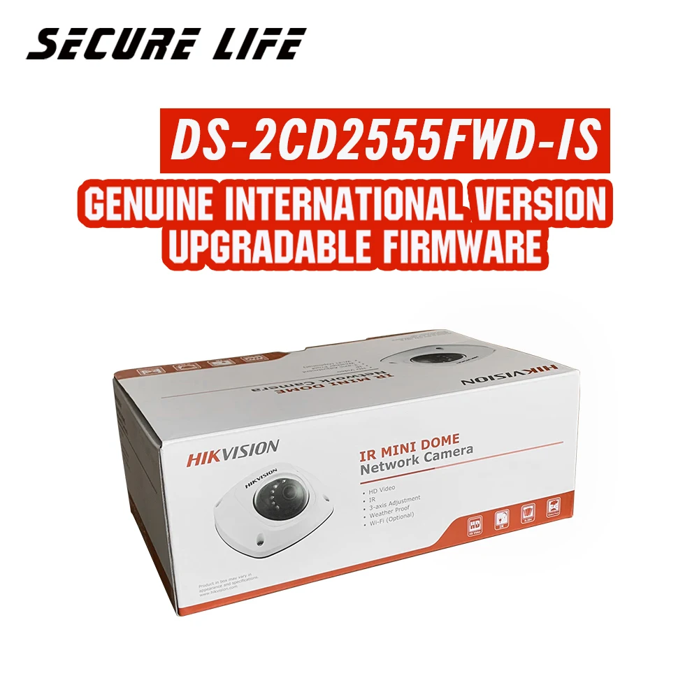 Hikvision DS-2CD2555FWD-IS International version 5MP EXIR Fixed Mini Dome Network cctv IP Camera POE, 10m IR, H.265, IP66 Hikvision DS-2CD2555FWD-IS International version 5MP EXIR Fixed Mini Dome Network cctv IP Camera POE, 10m IR, H.265, IP66