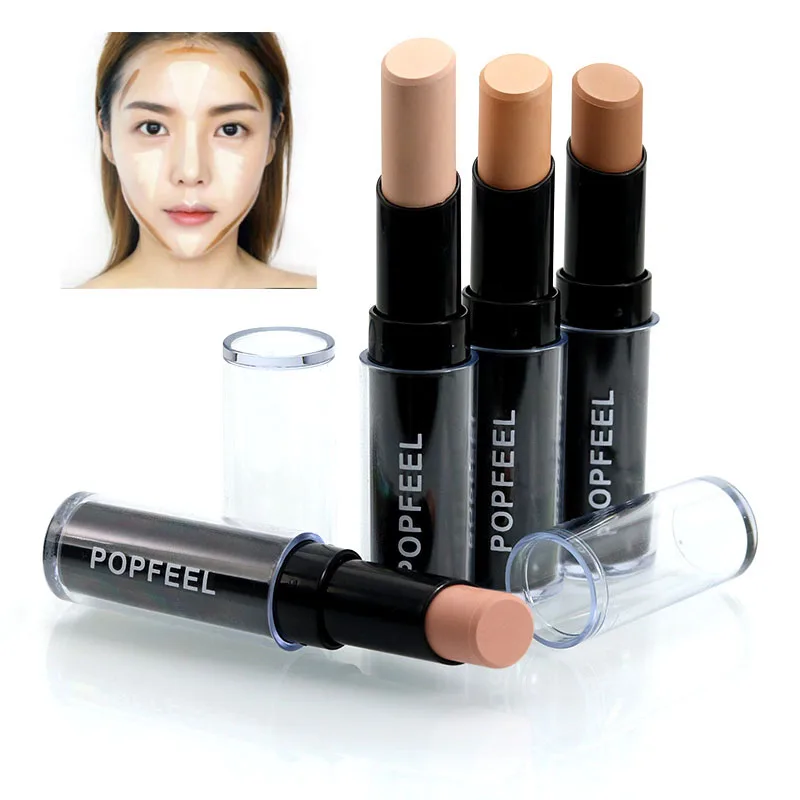 

Popfeel concealer stick soft cream beige skin color waterproof long lasting oil control moisturizer brighten cnocealer BD005