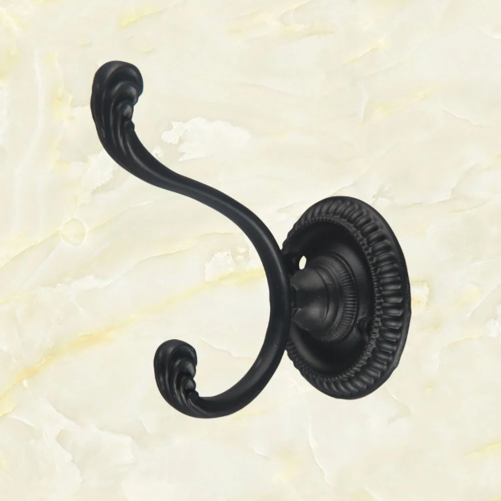 

Large Size Black/Antique Bronze Furniture Cabinet Wall Hook Clothes Bag Coat Vintage Hanging Hook