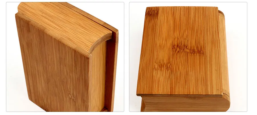 Индивидуальный бамбуковый деревянный ящик ретро-Книга дизайн брелок для хранения ювелирных изделий бамбуковая коробка сокровище чехол классический подарок из бамбука