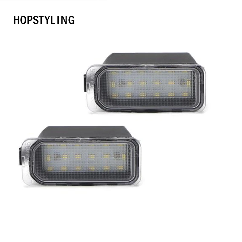 Hopstyling 6000K белый 18-SMD светодиодный светильник номерного знака в сборе для Ford C-Max Transit подключения края Jaguar XJ X351 XF X250