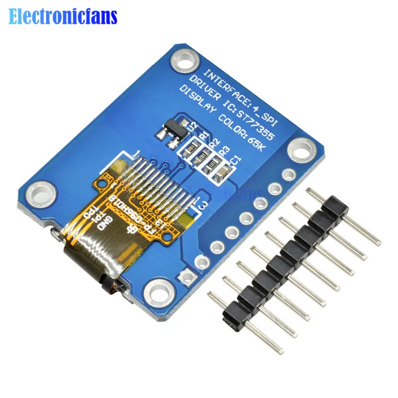 Полноцветный ЖК дисплей IPS 0 96 дюйма 80X160 SPI HD 65K модуль ST7735 Привод IC 80*160 3 В интерфейс