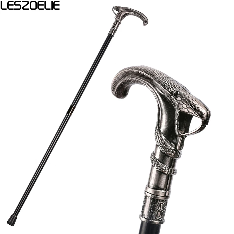 

Cobra Style Walking Stick For Gentleman 2019 Party Luxury Walking Stick Cane Men Fashion Walking Stick Elegant T Handle Canes