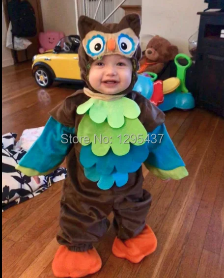 Костюм с птичкой и совой для маленьких мальчиков и девочек костюм для хеллоуина костюмы косплей Purim праздничный костюм