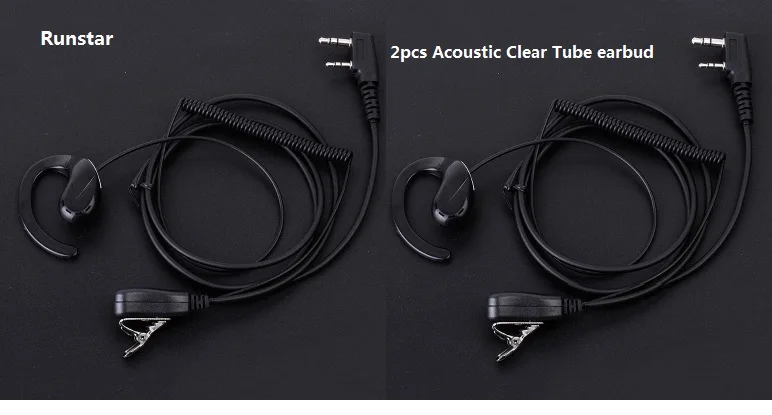 

PPT K port earpiece ptt mic headset for handheld walkie talkie uv-5r BF-888S Kenwood Accessories Walkie Talkie earphone of radio