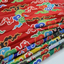 Китайский ветер cheongsam платье ткань сценический Тибетский костюм буддистские украшения ручной работы жаккардовые Тканые парчи ткань