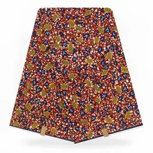 Гарантированная восковая Ткань 6 ярдов/шт/настоящий батик в африканском стиле восковые Принты Ткань для шитья хлопок высокого качества F94-06