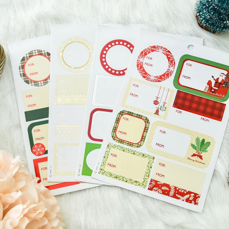 

YPP CRAFT Merry Christmas Self- adhesive Planner Stickers for Scrapbooking/ DIY Crafts/ Card Making Decoration