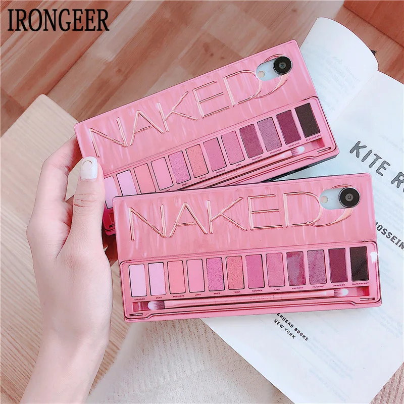 

Fashion Eye Shadow Patterned Phone Cases for iPhone X XS Max XR Glossy Soft Silicone Back Covers for iPhone 7 8 Plus 6 6S Plus