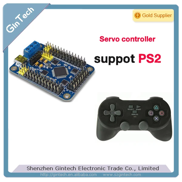 USB 32 way 32 channel Servo Motor Controller steering engine control board for R