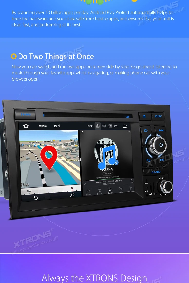 Sale 7" Android 8.0 OS Car DVD radio Multimedia GPS for Audi A4 2000-2008&Audi S4 2003-2008 &Audi RS4 2002-2008 with 4GB RAM 32GB ROM 10