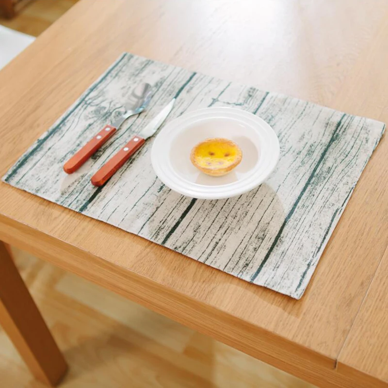 Aliexpress Retro Linen Tablecloths Creative Imitation Wood Aliexpress Retro Linen Tablecloths Creative Imitation Wood Placemat Personalized Dark Pattern Table Mat Napkin Pat Elegant Earance From