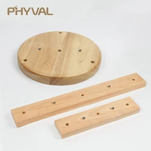 Подвесной светильник, основа из натурального дуба, полированная основа, настенный светильник, основа, подвесной потолок, ручная работа, украшение для дома, аксессуары для DIY