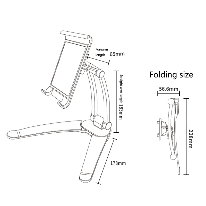 Настенная настольная подставка для планшета, кухонная Подставка для планшета, держатель для телефона 5-10,5 дюймов, ширина планшета для iPad, планшета, держатели для ноутбуков