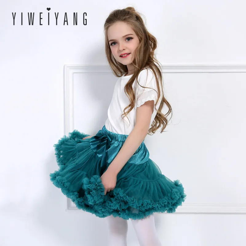

2018 New Children's Skirt Christmas Euro-American Children's Screen Cake Skirt Princess Skirt Girl Half-length Skirt