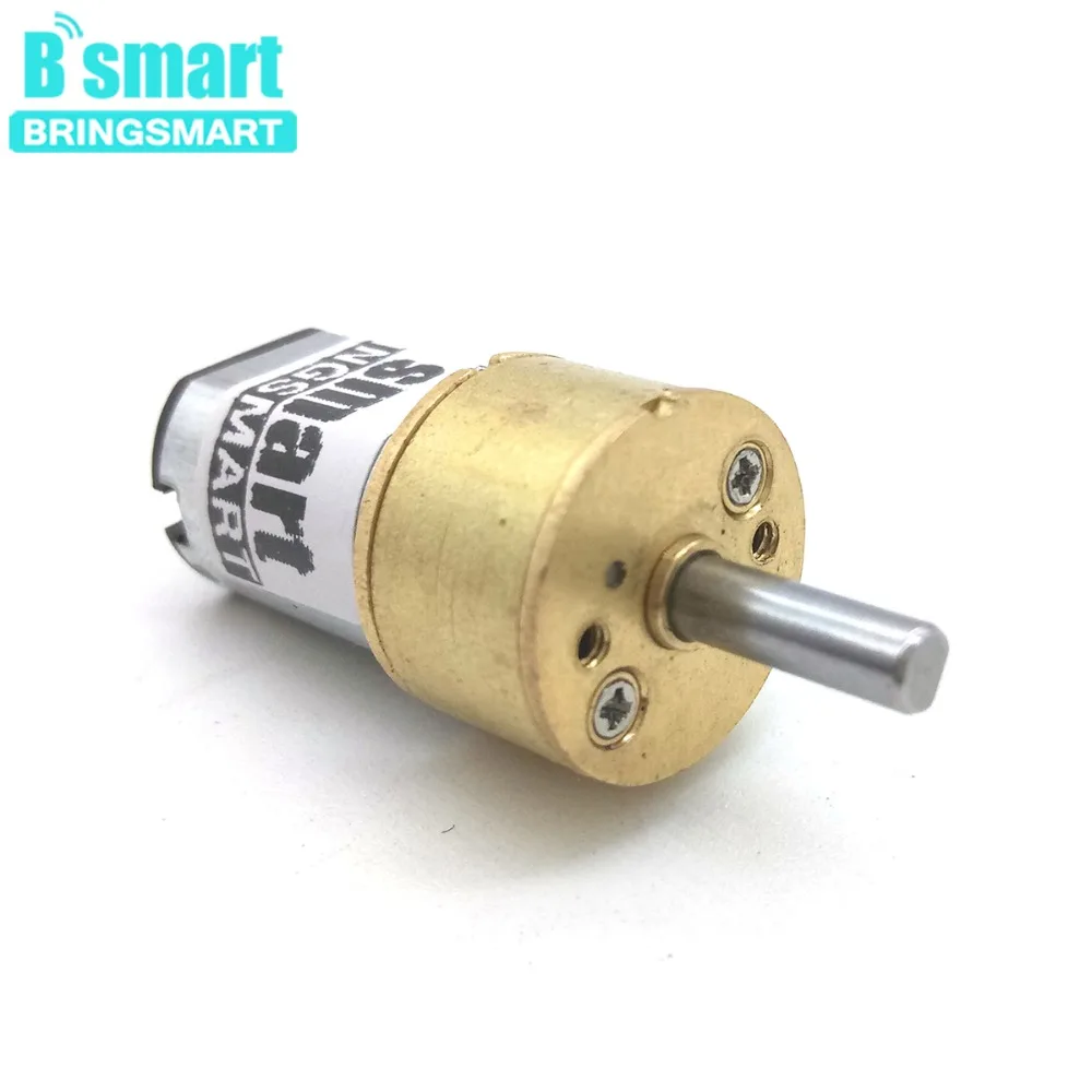 

Bringsmart Mini DC Geared 14GA-N20 15-600rpm Dustproof Protection DC 3/6/12V Reverses Motor Electric Motors For Toys