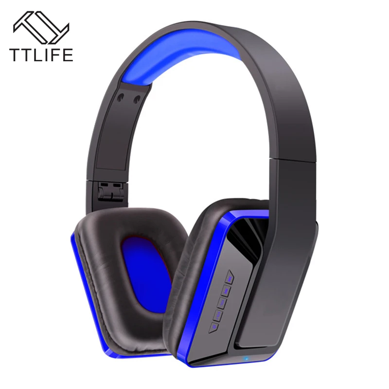Оригинал TTLIFE Марка Гарнитура FM Радио Беспроводная Связь Bluetooth Наушники
