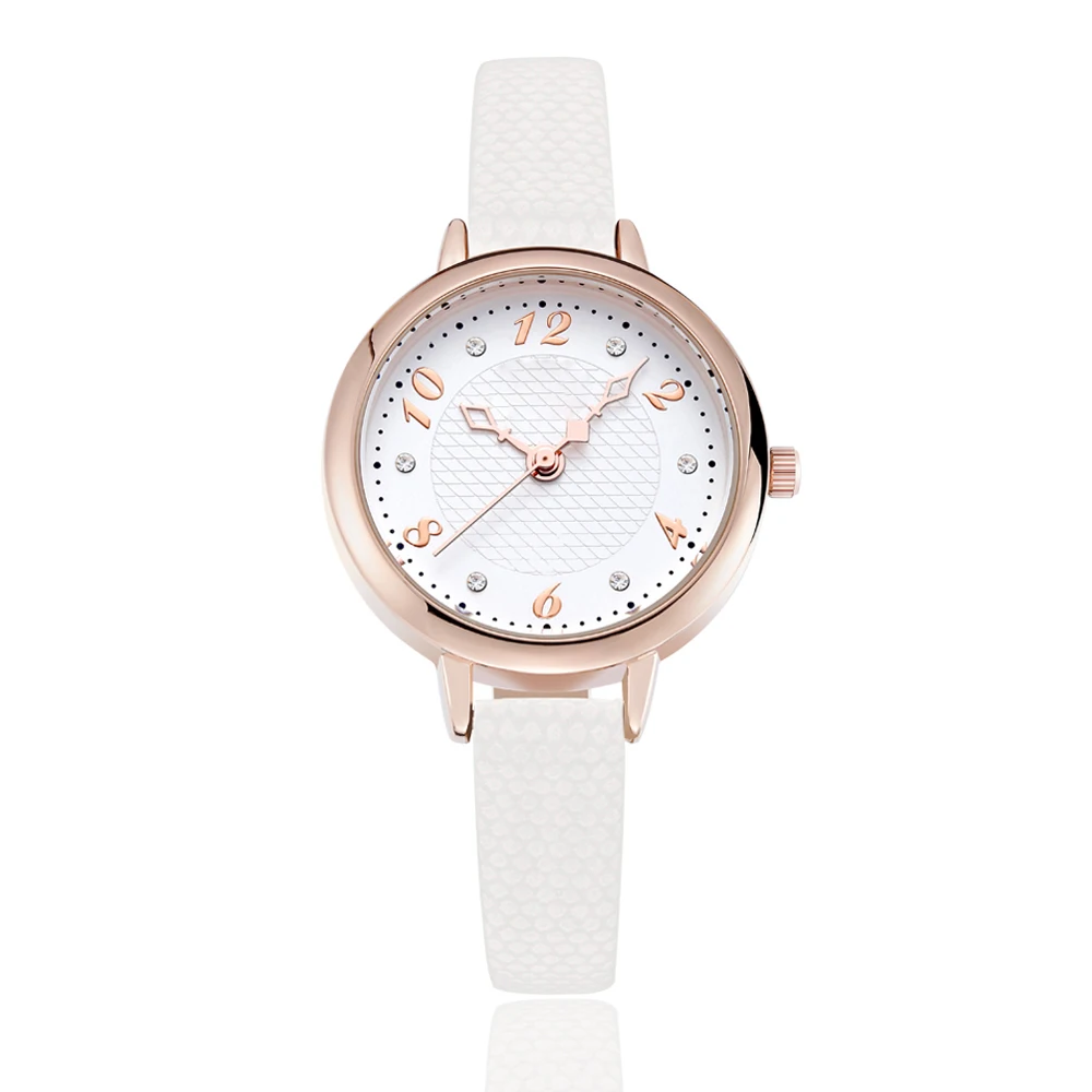 

2019 Women Rhinestone Watches Lady Rotation Dress Watch brand Real Leather Band Big Dial Bracelet Wristwatch Crystal Watch NO.2