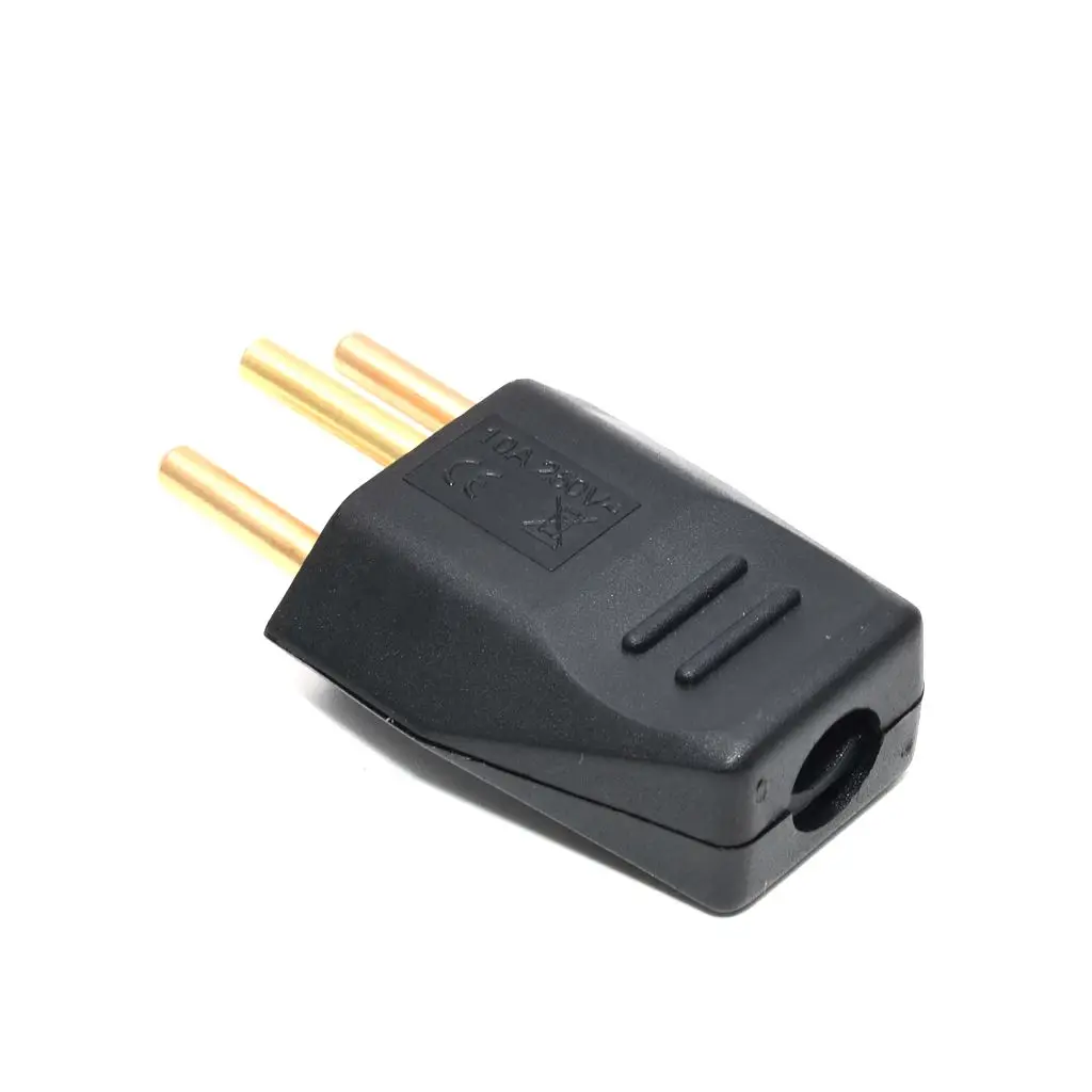 Buy Black universal detachable wiring adaptor plug EU