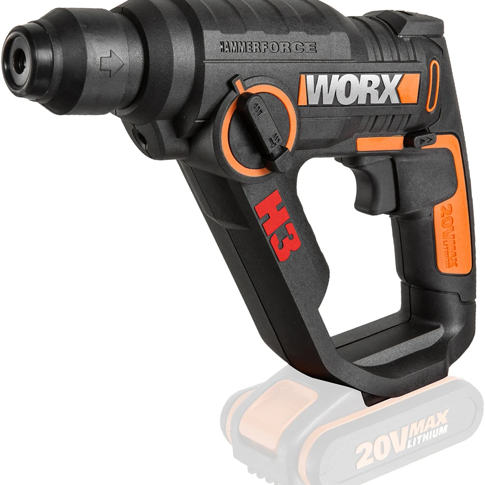 Перфоратор аккумуляторный WORX WX390.9 без АКБ и ЗУ