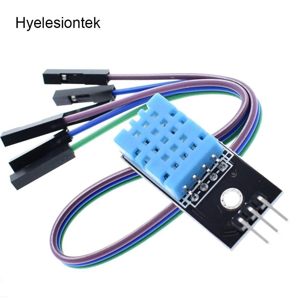 DHT11 Цифровой Датчик температуры и влажности для платы Arduino модуль относительной температуры датчик влажности s с проводом Dupont 5 В DIY DHT11 Цифровой Датчик температуры и влажности для платы Arduino модуль относительной температуры датчик влажности s с проводом Dupont 5 В DIY