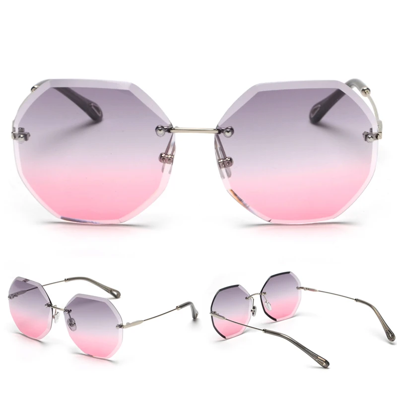 Octagon Sunglasses Women Fashion detaail (6)