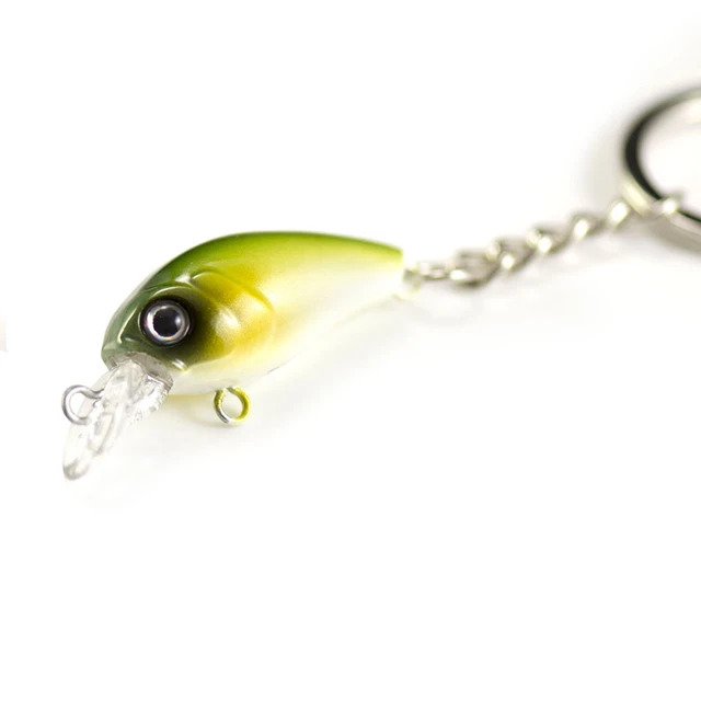 Countbass Fishing Lure Keychain Ring, Size 10cm-4'' , Hardbait Crank Key  Chain 2 Colors - Fishing Lures - AliExpress