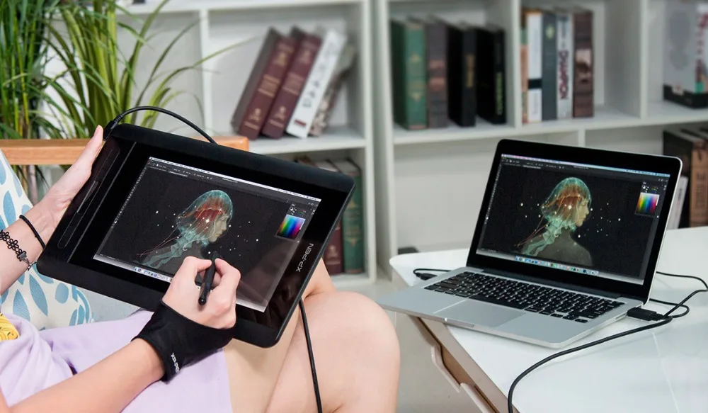 Artist 12 Christmas painting monitor (5)