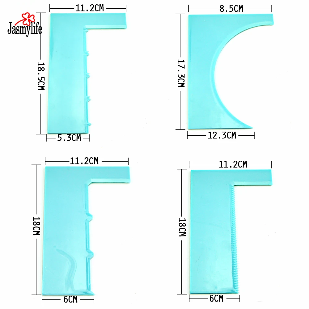 Моделирование Гладкий полировщик для торта Скребок Лезвия лопатки для теста кондитерские изделия ГРЕБЕНКА для глазури набор для выпечки инструменты для тортов DIY формы для выпечки