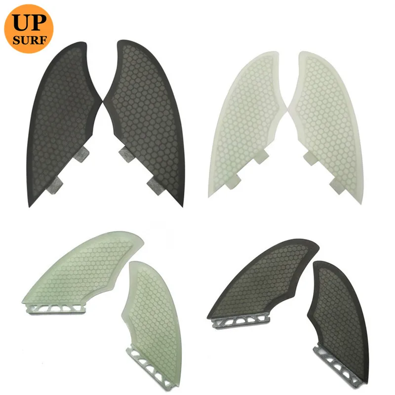 New Design Surfboard Double Tabs keel fin Single Tabs Fins FK black Color Single Tabs  FK Fin Pair Sell In Surfing