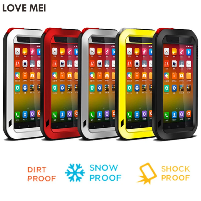 bilder für Für Xiaomi Mi4 LOVEMEI Metall Leben Unterwassergehäuse Drei Anti-fuction Handy-abdeckung Fall Für Xiaomi Mi4 bilder für Für Xiaomi Mi4 LOVEMEI Metall Leben Unterwassergehäuse Drei Anti-fuction Handy-abdeckung Fall Für Xiaomi Mi4