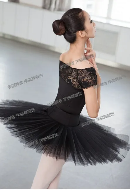 Черный с коротким рукавом Кружева Sexy M-XXL Танцы одежда Балетные Костюмы Купальник для женщин и девочек Балетные костюмы Танцы одежда