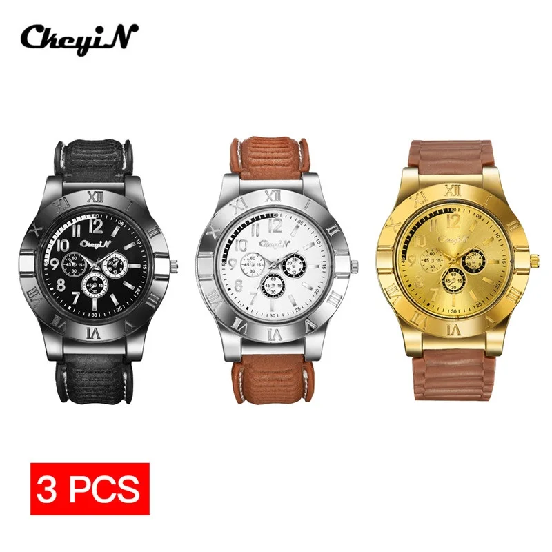 

3Pcs USB Charging Lighter Watch Men Electronic Rechargeable Cigar Cigarette Lighter Windproof Flameless Sport Wristwatch Mens 35