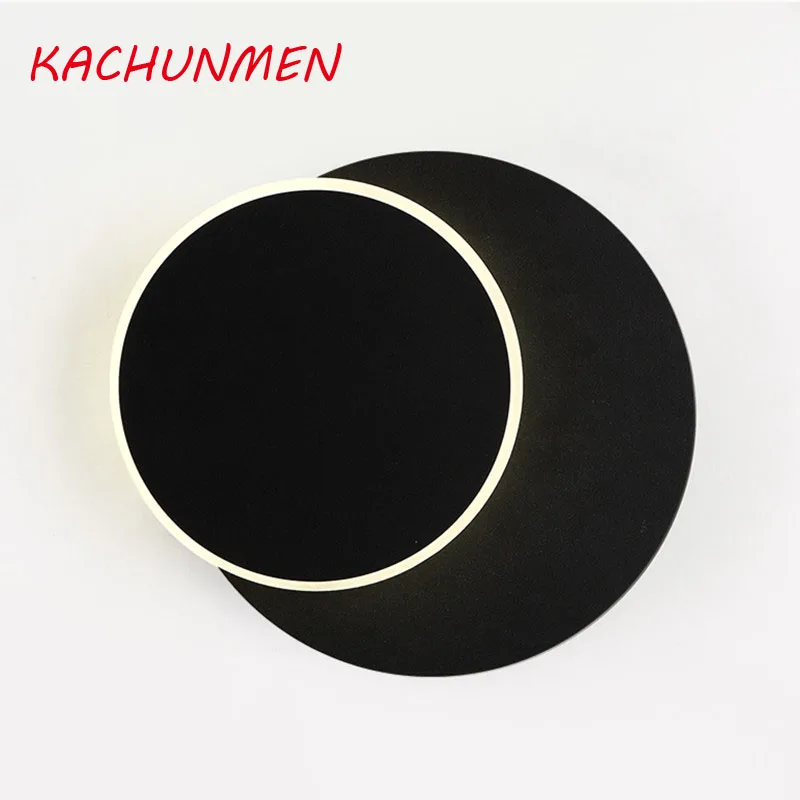 

Nordic Wall lamp 6W living room dining room bedroom bedside sconce lamp round square 360° rotating moon wall lamp AC90V-260V