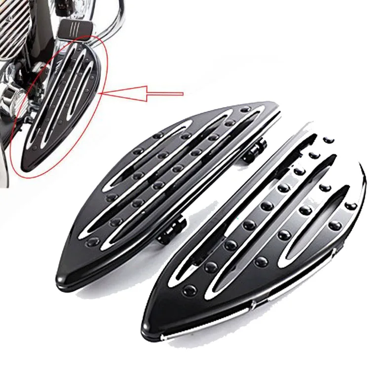 Ножная доска для водителя напольная педаль Harley Touring Tour Glide Street Road King Electra FLT/FLH Dyna FLD