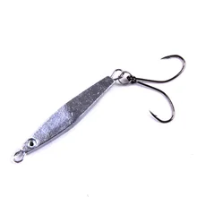 3g 3.5cm Fishing Lure Jig Swimbait Spoon Lure wobbler hard lure Spinner Metal Jigging Shore Cast Iron Fishing accessories