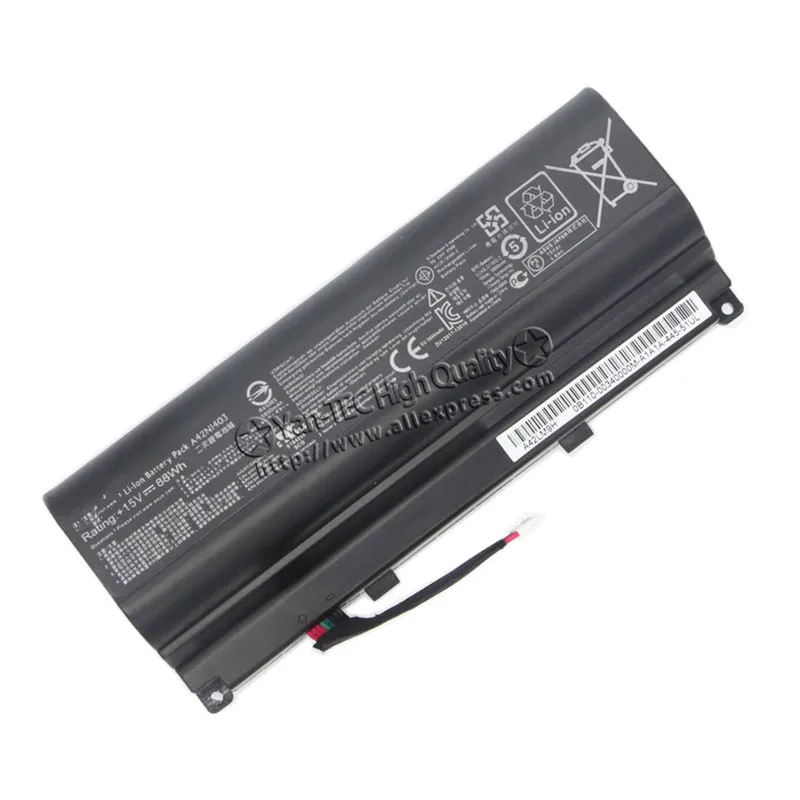 15.0V 88Wh original Battery for ASUS Rog GFX71JY G751JM Laptop A42N1403 A42LM93 4ICR19/66-2 Free shipping 15.0V 88Wh original Battery for ASUS Rog GFX71JY G751JM Laptop A42N1403 A42LM93 4ICR19/66-2 Free shipping