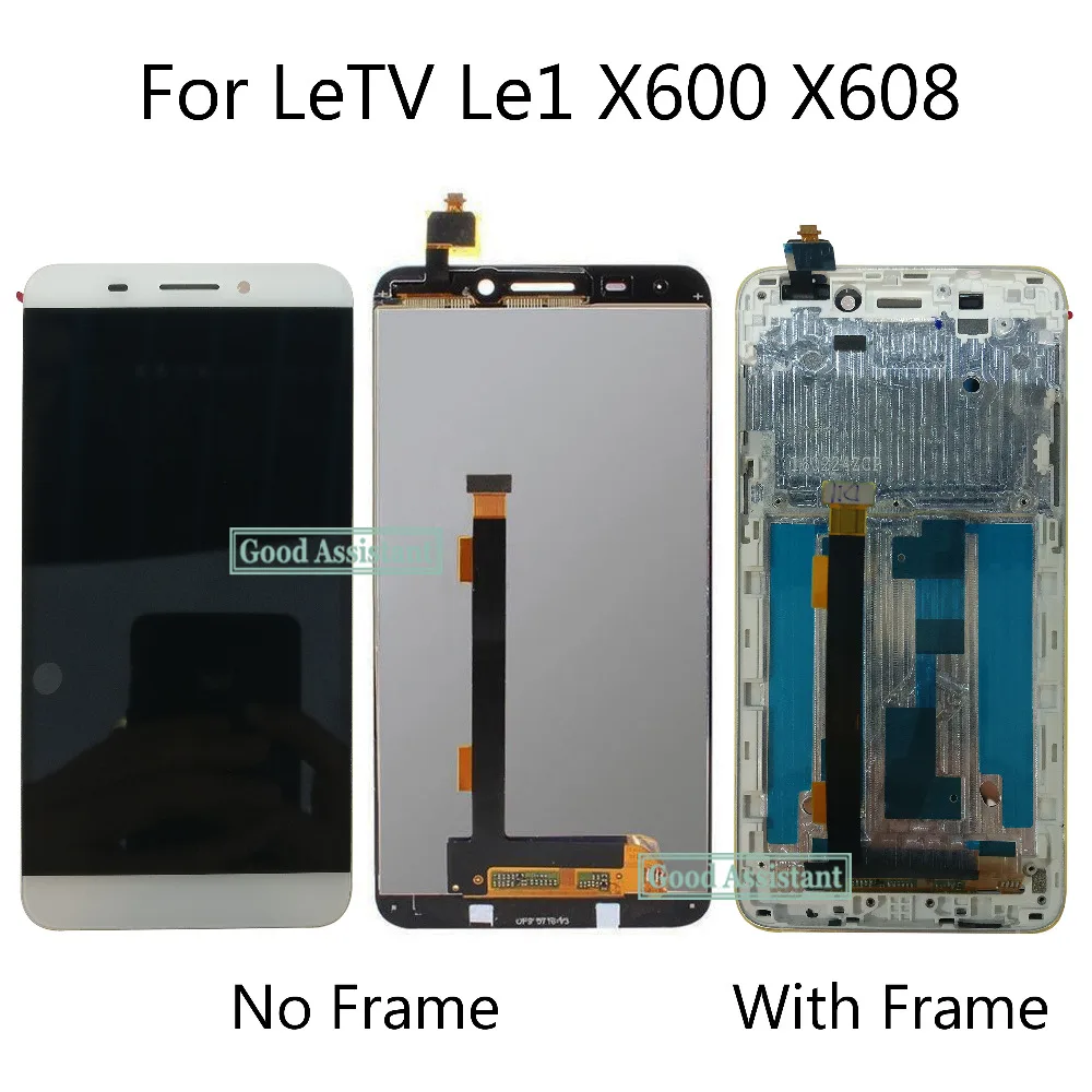 

Original For Letv Le One 1 le1 X600 X608 LCD Display Touch Screen Digitizer Assembly Replacement Repair Parts With Frame