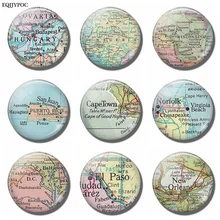Hungary Nigeria Wisconsin Puerto Rico Cape Town Norfolk Maryland El Paso New Orleans Fridge Magnets Refrigerator Decor Stickers el paso way